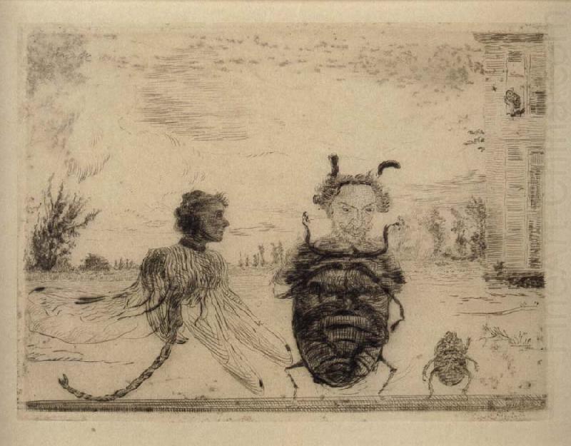 James Ensor Strange Insects china oil painting image